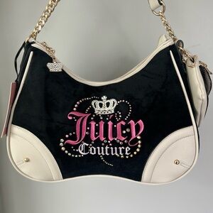 Juicy Couture Dreamy Shoulder Bag - Liqourice/Crystal